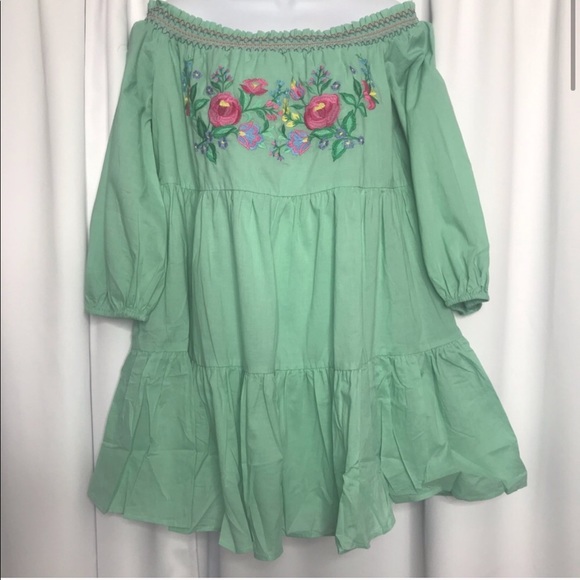 SALE NWT Umgee boutique boho embroidered dress - Picture 5 of 11